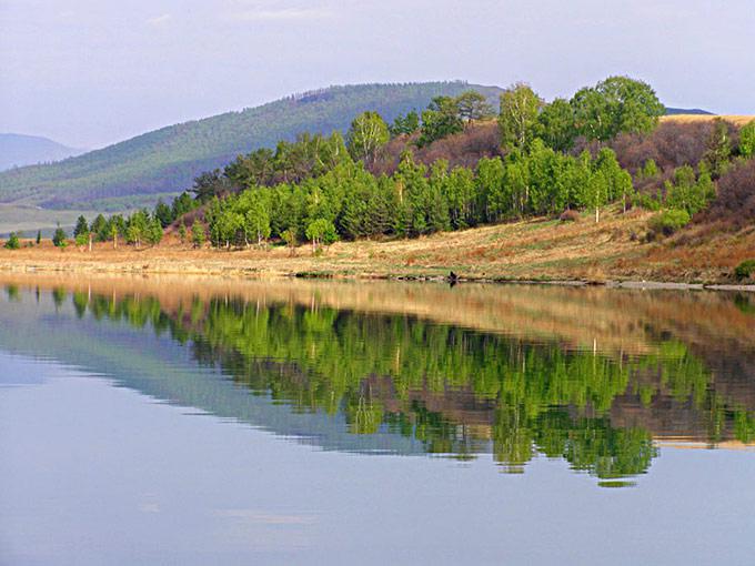 Λίμνη Itkul Khakassia 